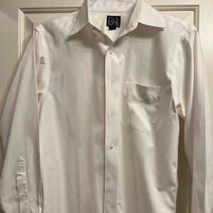 Jos A Banks Mens Dress Shirt Slim Fit Size 16-33